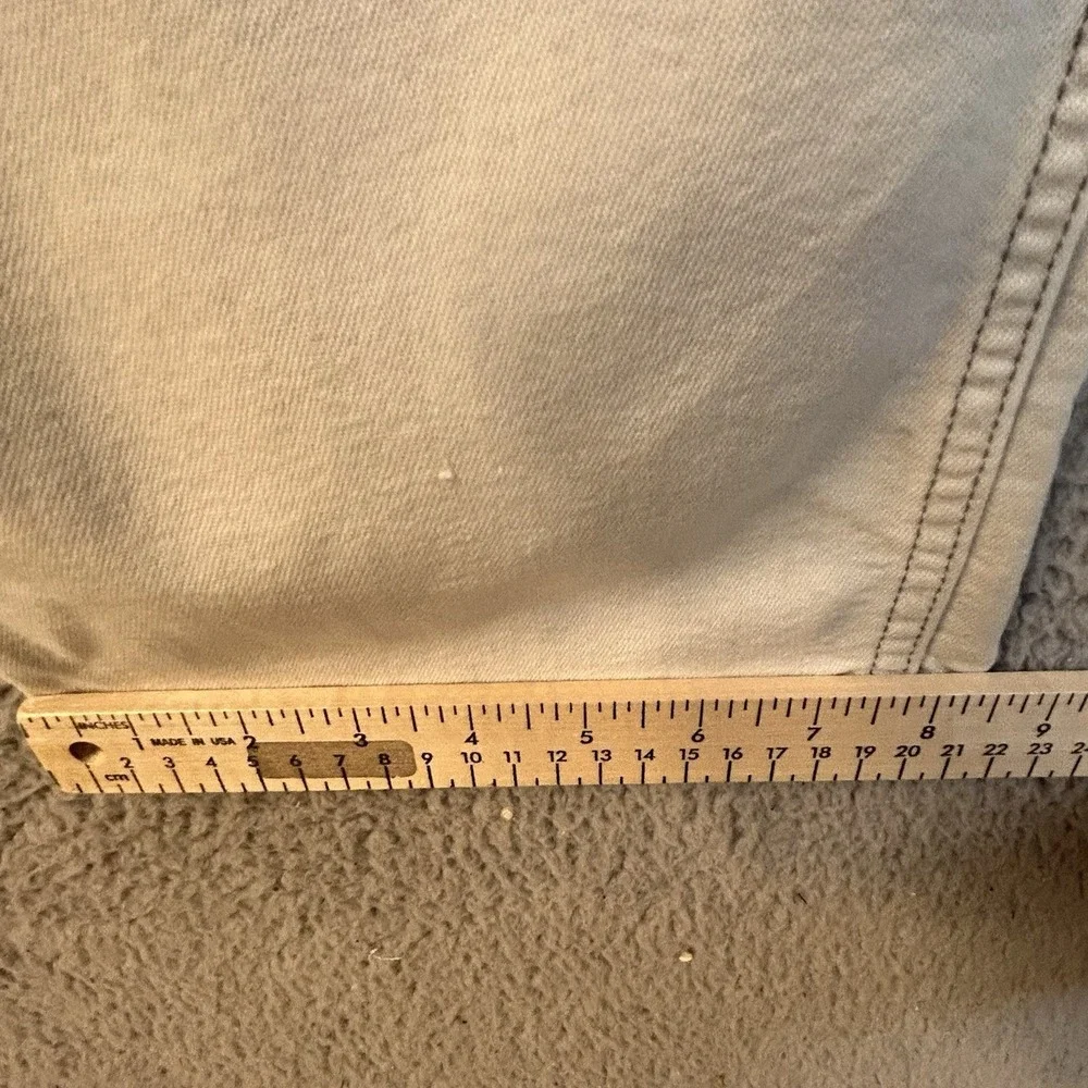 Levi's Vintage Beige Men's Action Jeans 34x28 Made in USA Straight Leg Denim